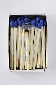 Matches in the box