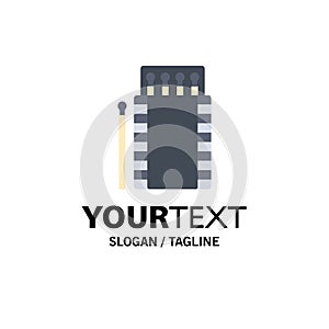 matches, camping, fire, bonfire, box Flat Color Icon Vector