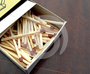 Matches closeup