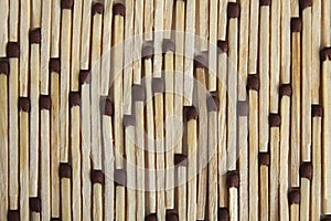 Matches folded in one layer