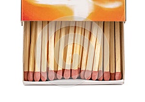 matches on a white background