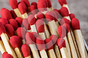 Matchsticks with vintage style