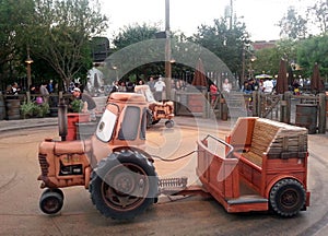 Tow Maters Junkyard Jamboree ride at Disneys Calif
