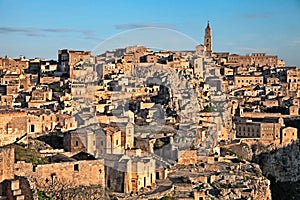 Matera, Basilicata, Italy: landscape of the old town