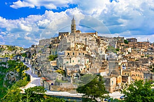 Matera, Basilicata, Italy: Landscape view of the old town - Sass