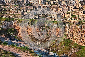 Matera, Basilicata, Italy: view of the old town