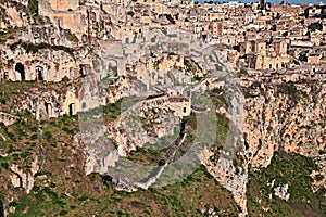 Matera, Basilicata, Italy: view of the old town