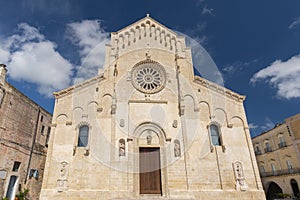 Matera Cathedral Cattedrale di Santa Maria della Bruna e di Sant` Eustachio, Roman Catholic cathedral in Matera, Basilicata,