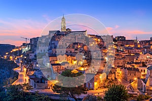 Matera, Italy ancient hilltop town in Basilicata