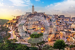 Matera, Italy Ancient Town in the Basilicata Region