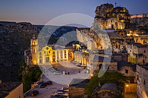 Matera, italy in the morning