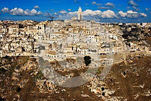 Matera old town is one of the most popular movie location in Apulia Italy and traditional tourist destination