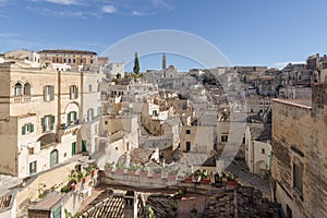 Matera Sassi cityscape, Basilicata, Italy