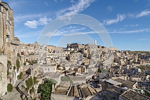 Matera Sassi cityscape, Basilicata, Italy photo