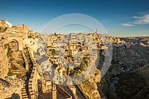 Matera Sassi and Old Town, Basilicata,Italy