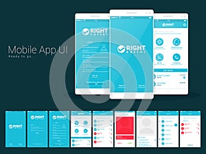 Material Design UI, UX Screens for calling mobile apps.