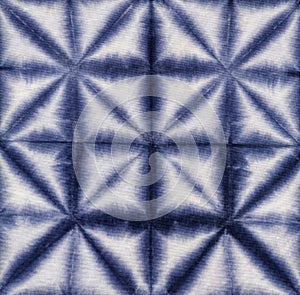 Material dyed batik. Shibori