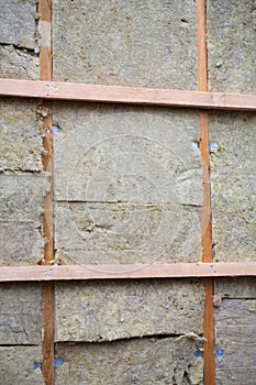 Material of glass wool and drywall