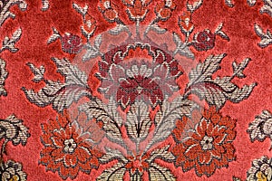 Material red flourished