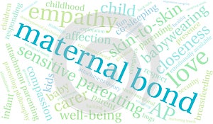 Maternal Bond Word Cloud