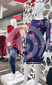 Maternity Clothes In A Department Store