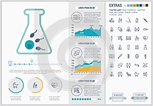 Maternity flat design Infographic Template