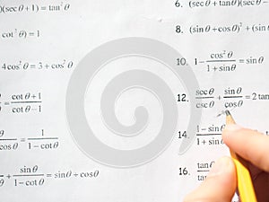 Math and Algebra Homework preparation