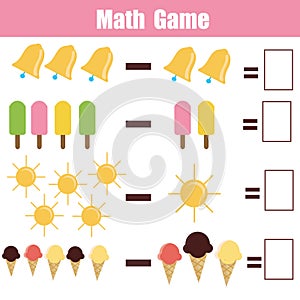 Math educational game for children