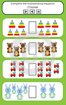 Math educational game for children