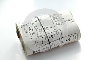 Math formulas and equations photo