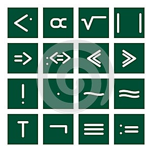 Math Icon Set 4