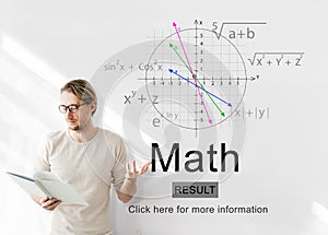 Math Mathematic Education Knowledge School Concept photo