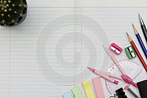 Math graphic tools concept.