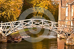 Mathematical bridge in Autumn
