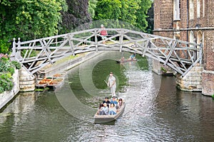 Mathematical Bridge is the popular name of a wooden footbridge in the southwest of central Cambridge, United Kingdom