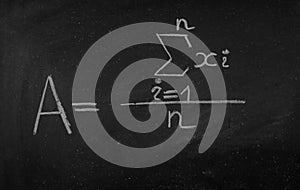 Mathematical environments formulas