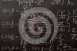 Mathematical equation