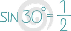 Mathematical Equation with Sine Function