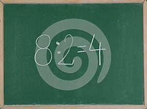 Mathematical operation division