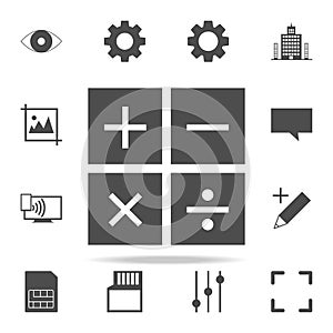 mathematical signs icon. web icons universal set for web and mobile