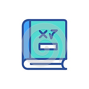 Mathematics Book Icon for Learning