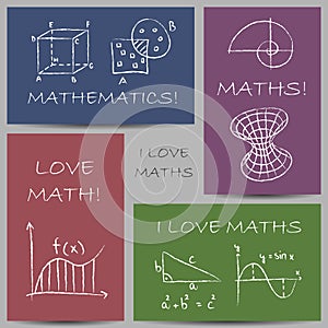Mathematics chalky banners