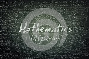 Mathematics formulas