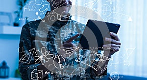 mathematics formulas, high education concept