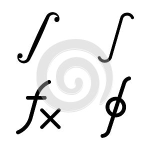 Mathematics Integral Icon