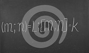 Mathematics pattern.