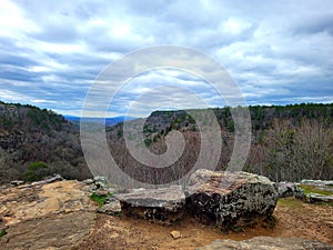 Mather lodge overlook at the Petit Jean National Park