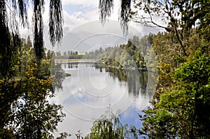 Matheson lake, New Zealand