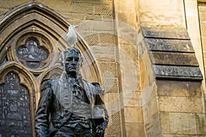 Mathew Flinders statue in Melbourne, Victoria, Australia