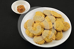 Mathri- a North Indian snack food.